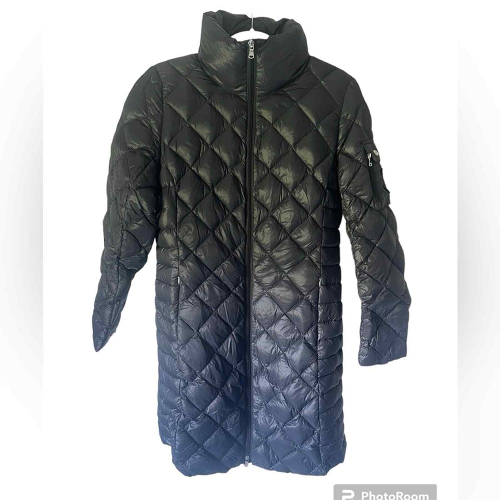 Lauren Ralph Lauren Black Down Feather midi size small‎ puffer coat